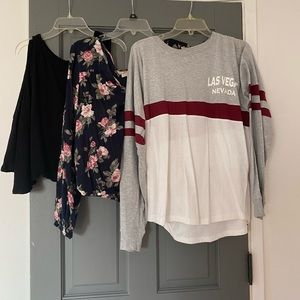 Three Long Sleeve Shirts